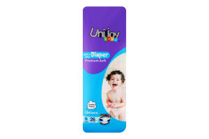 Підгузки Premium Soft XL 14-17кг 26шт Uni Joy