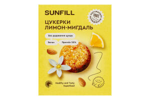 Конфеты с протеином Лимон-миндаль SunFill к/у 73г