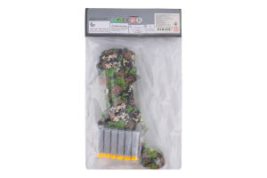 Бластер для детей от 6лет с патронами 25см №VA106809 Camouflage Greenwich Products Co. Limited 1шт