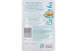 Purina Fancy Feast Broths Classic with Chicken & Vegetables Gourmet Cat Complement