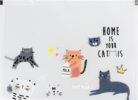Папка на застежке №KYYW2181464974 Коты Greenwich Products Co. Limited 1шт