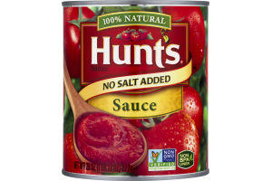 Hunt's Tomatoes Sauce No Salt Added