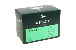 Кофе натуральный молотый в дрип-пакете Твой микс Idealist Coffee&Co. к/у 15х12г
