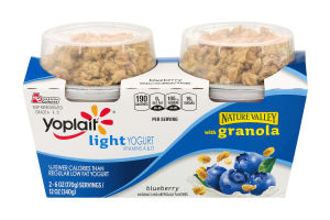 Yoplait Light Blueberry with Granola Fat Free Yogurt - 2 CT