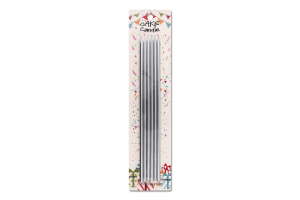 Свеча серебро 24.5см №KYYW188 Greenwich Рroducts Co. Limited 6шт