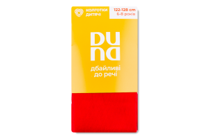 Колготки дитячі Duna 4398 червоний р.122-128