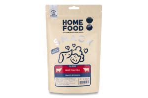 Ласощі д/собак Трахея яловича 80г Home Food