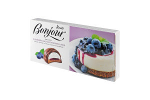 Десерт со вкусом черники и маскарпоне Bonjour к/у 232г