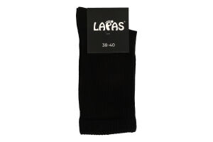 Носки женские высокие Lapas №1P-230-BLK 38-40 черный
