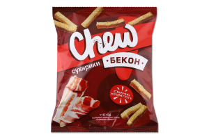 Сухарики Chew! Пшенично-житні Бекон 110г