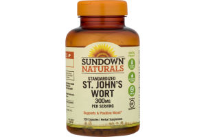 Sundown Naturals Standardized St. John's Wort - 150 CT