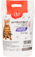 Наповнювач для котячих туалетів з природних мінералів з ароматом лаванди ТМ "1" 5кг