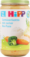 Пюре Різотто овочеве з індичкою органічне від 12місяців 250г твіст/б Hipp