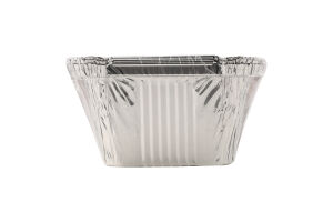 Контейнеры из пищевой алюминиевой фольги с крышками 900мл №VKR62L ТМ "1" 3шт