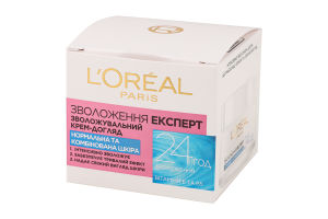 Крем для нормальної змішаної шкіри обличчя Зволоження Експерт Loreal 50мл
