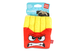 Іграшка для собак 12х14.5см №6252 Картопля фрі Plush Fun WauDog 1шт