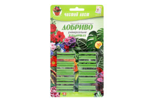 Добриво-палички універсальні 30шт блістер Чистий Лист