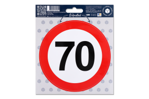 Наліпка автомобільна Обмеження швидкості 70 км/год МаксГруп