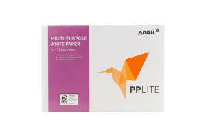 Папір А4 75г/м2 500аркушів PP Lite