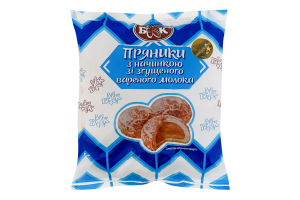 Пряники с начинкой из сгущённого вареного молока БКК м/у 240г