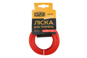 Лiска д/тримера 2,4мм зірка 15м Сила