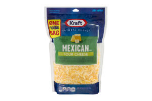 Kraft Natural Cheese Mexican Four Cheese