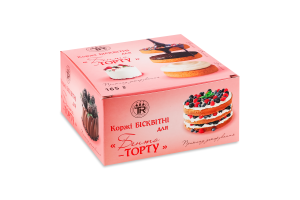 Коржі д/бенто-торту бісквітні 165г Трюфф Роял