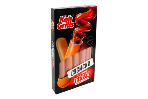 Ковбаски з начинкою кетчуп Koh Grills н/к в/с к/у 335г