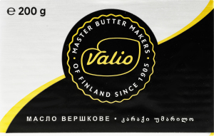 Масло сливочное 82% несоленое Valio м/у 200г