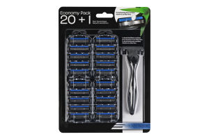 Станок для гоління чоловічий + 21 змінний картрідж