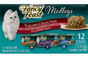 Purina Fancy Feast Medleys Tuscany Collection Gourmet Cat Food - 12 CT