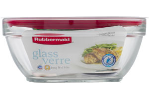 Rubbermaid Glass Container With Lid 8 Cups