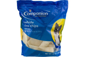 Companion Rawhide Chew Chips for Dogs 32 OZ