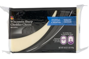 Ahold Natural Cheese Wisconsin Sharp Cheddar