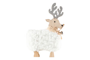 Прикраса декоративна Білий олень 833832