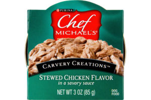 Purina Chef Michaels Carvery Creations Stewed Chicken Flavor Dog Food