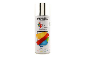 Фарба акрилова хром 450мл аерозоль Winso
