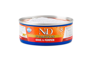Корм д/котів N&D беззерновий з перепілкою та гарбузом 70г ж/б Farmina
