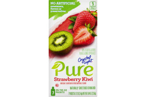 Crystal Light Pure On-The-Go-Packets Strawberry Kiwi - 7 CT