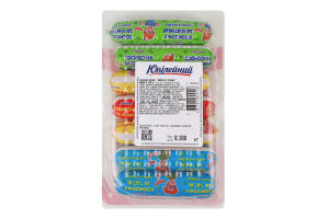 Сосиски варені Шалена сімейка Ювілейний лоток 0.3кг