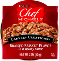 Purina Chef Michaels Carvery Creations Braised Brisket Flavor Dog Food