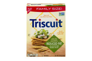 Triscuit Family Size! Reduced Fat Crackers Original