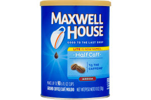 Maxwell House Ground Coffee Lite 1/2 The Caffeine Medium
