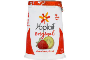 Yoplait Original Low Fat Yogurt Strawberry Kiwi
