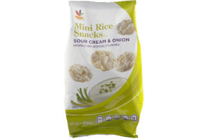 Ahold Mini Rice Snacks Sour Cream & Onion