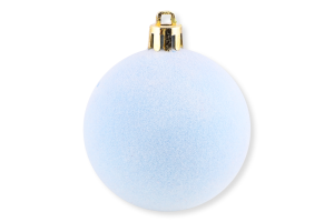 Прикраса ялинкова Куля Оксамит 60мм 31021