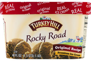 Turkey Hill Original Recipe Premium Ice Cream Rocky Road