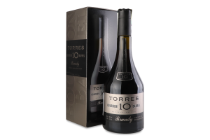Бренді Bourbon Barrel 10років 38% 0,7л коробка Torres