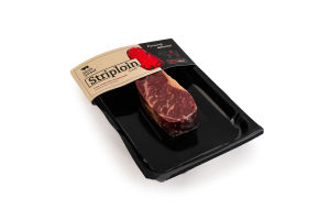 Стейк говяжья корейка Стриплойн Smeat Skott охл лоток кг