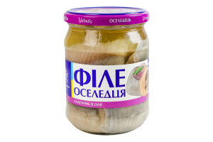 Сельдь филе в масле Классическая Veladis с/б 470г